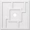 Ekena Millwork Knox Architectural Grade PVC Contemporary Ceiling Medallion, 28"OD x 3"ID x 9 3/4"C x 1"P CMP28KX-03000 - alternate 1